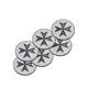 40mm Metal Coin Set - Knights Templar (6 Stück)-Baron of Dice-Radaddel