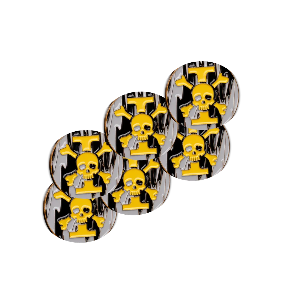 40mm Metal Coin Set - Inquisition Order (6 Stück)-Baron of Dice-Radaddel
