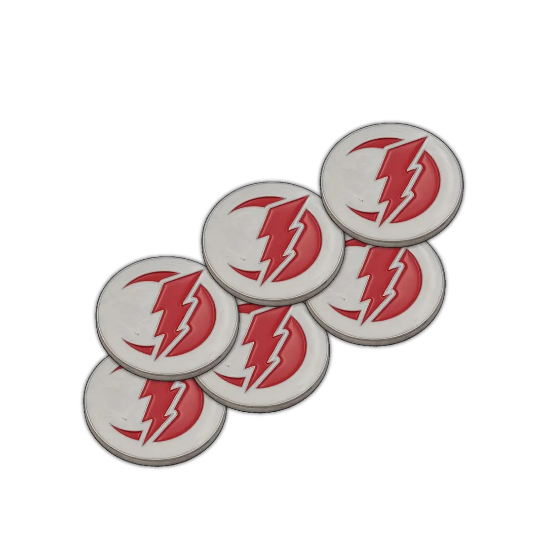 40mm Metal Coin Set - Star Hunters (6 Stück)-Baron of Dice-Radaddel