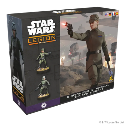 Star Wars: Legion - Customizable Imperial Officer & Agent-Atomic Mass Games-Radaddel