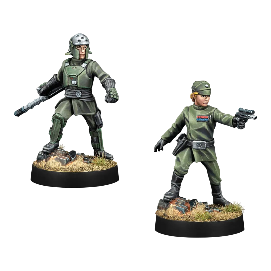 Star Wars: Legion - Customizable Imperial Officer & Agent-Atomic Mass Games-Radaddel