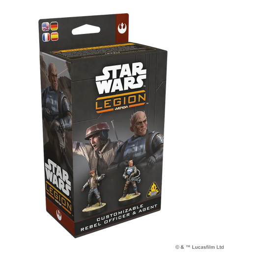 Star Wars: Legion - Customizable Rebel Officer & Agent-Atomic Mass Games-Radaddel