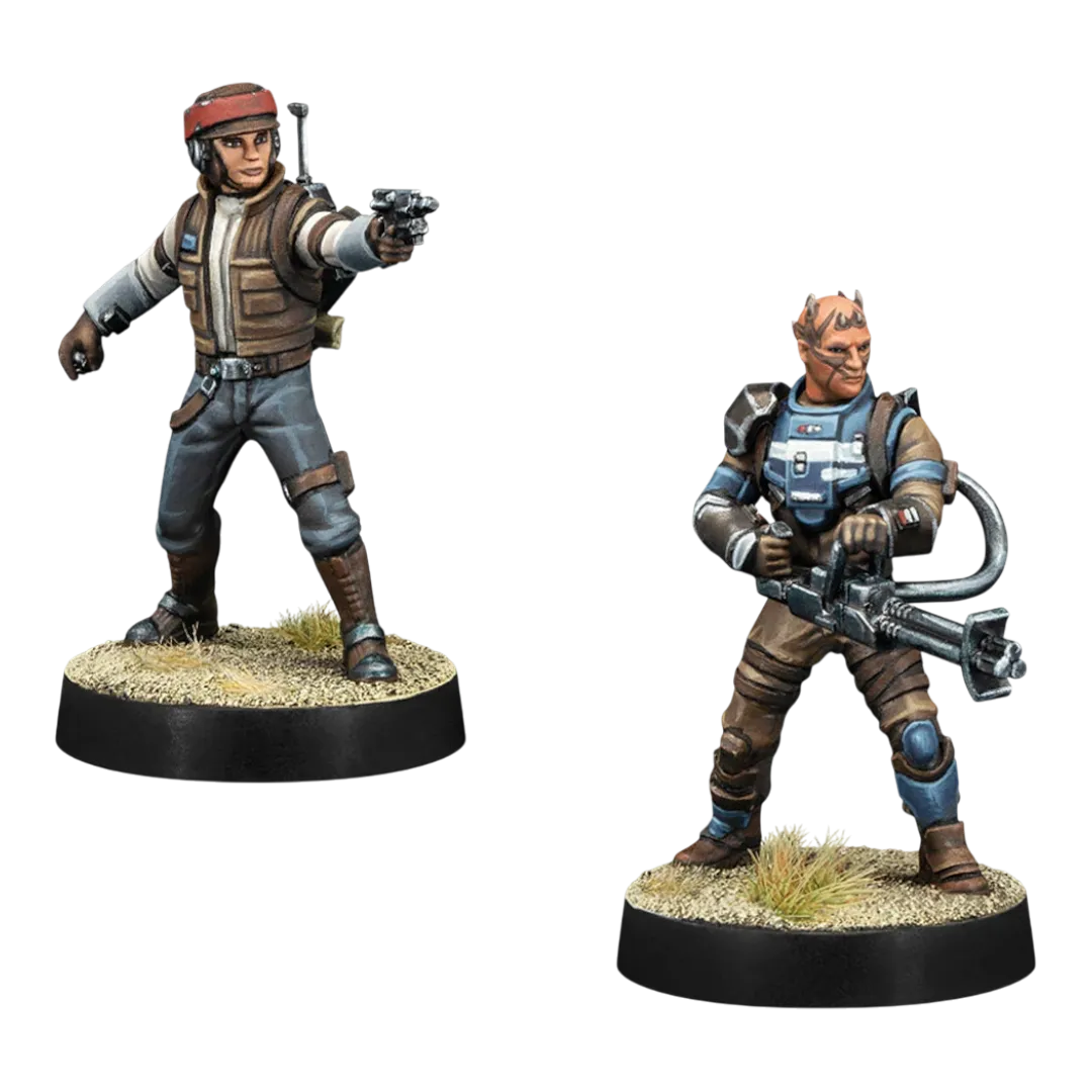 Star Wars: Legion - Customizable Rebel Officer & Agent-Atomic Mass Games-Radaddel