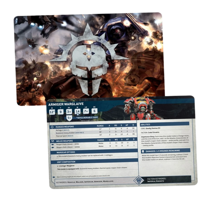 Imperial Knights: Datenblattkarten (deutsch)