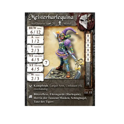 Meisterharlequina | Bruderschaft-Freebooter Miniatures-Radaddel