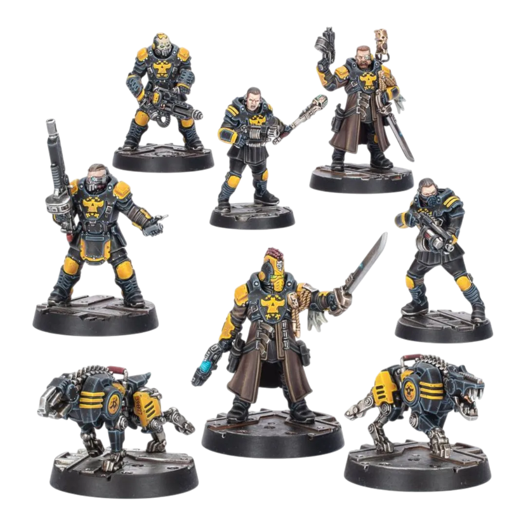 Necromunda: Palanite Enforcer Captains & Sergeants-Games Workshop-Radaddel