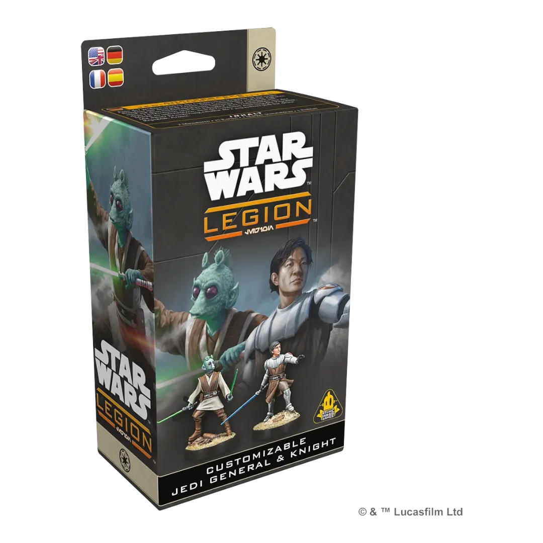 Star Wars: Legion - Customizable Jedi General & Knight-Atomic Mass Games-Radaddel