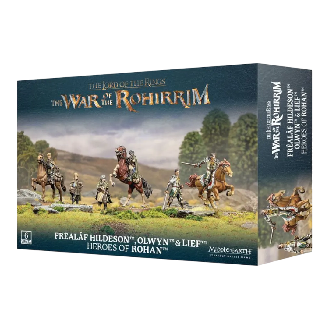 Frealaf Hildeson, Olwyn & Lief, Heroes of Rohan (Rohirrim - Good)-Games Workshop-Radaddel