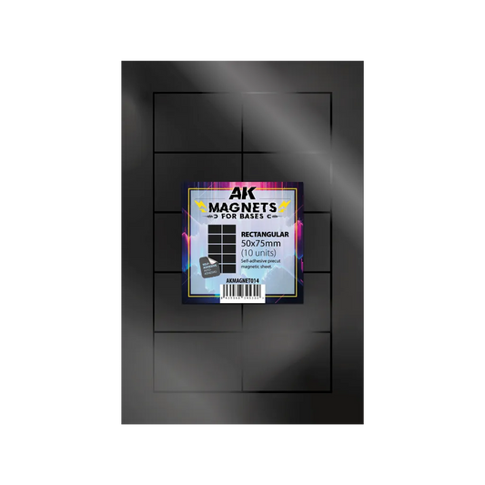 AK Vorgeschnittene Magnete - Rechteckig 50 x 75mm-AK-Interactive-Radaddel