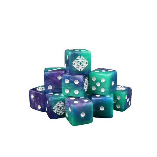 Mountain Treasure Square Dice 16mm Square (10 Stück)-Baron of Dice-Radaddel