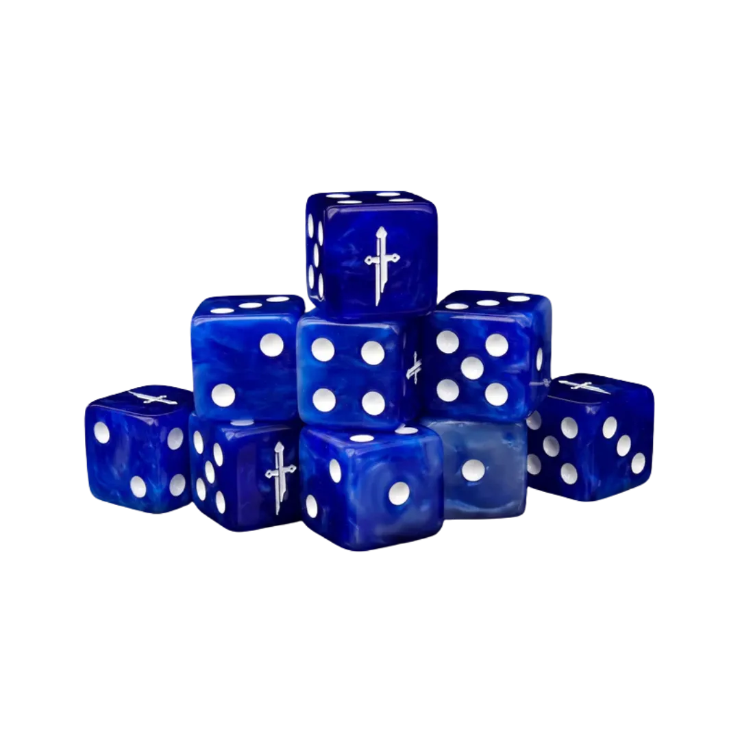 Broken Sword Dice 16mm Square (10 Stück)-Baron of Dice-Radaddel