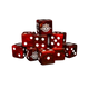 Evil Eye Square 16mm (10 Stück)-Baron of Dice-Radaddel