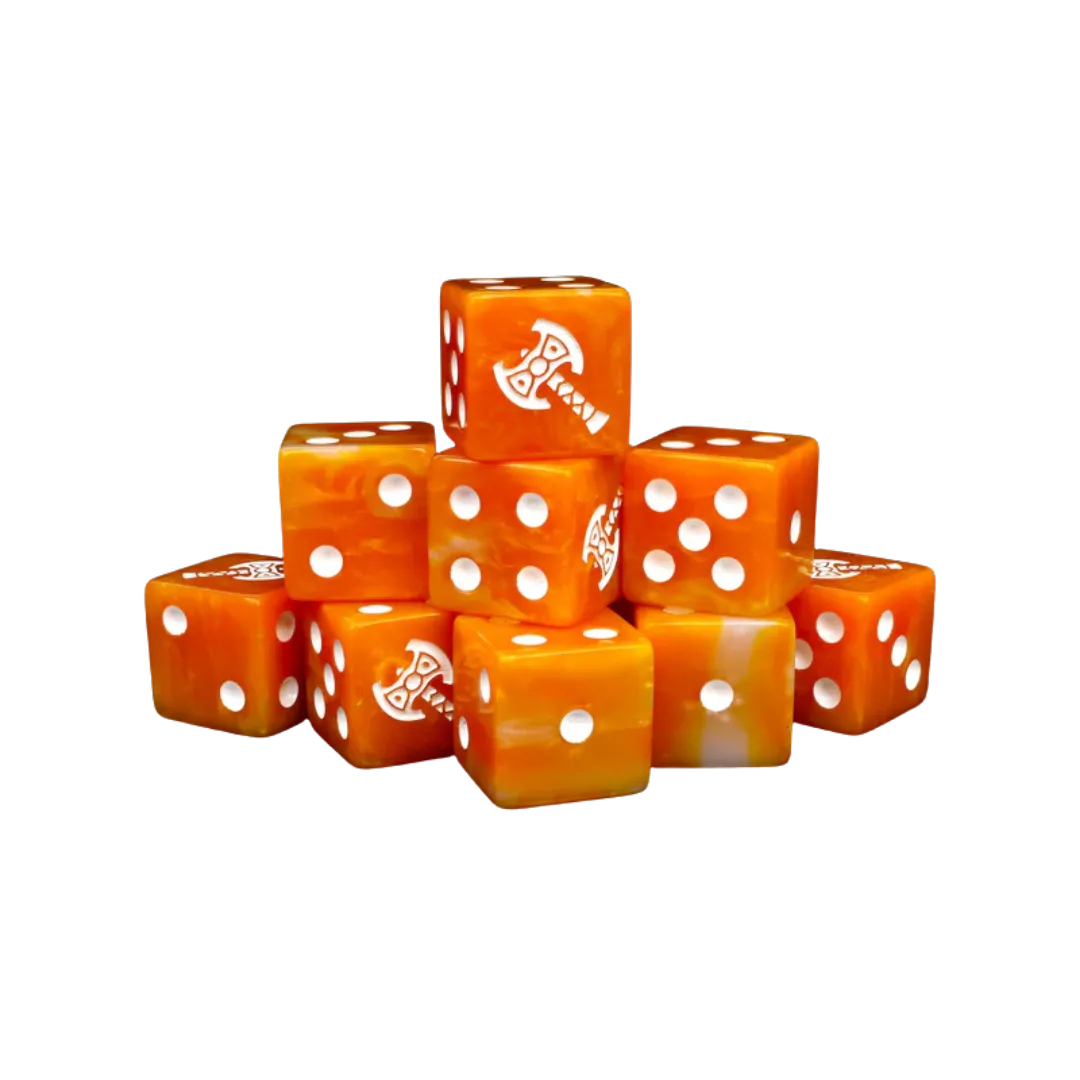 Dwarven Axe Square Dice 16mm Square (10 Stück)-Baron of Dice-Radaddel