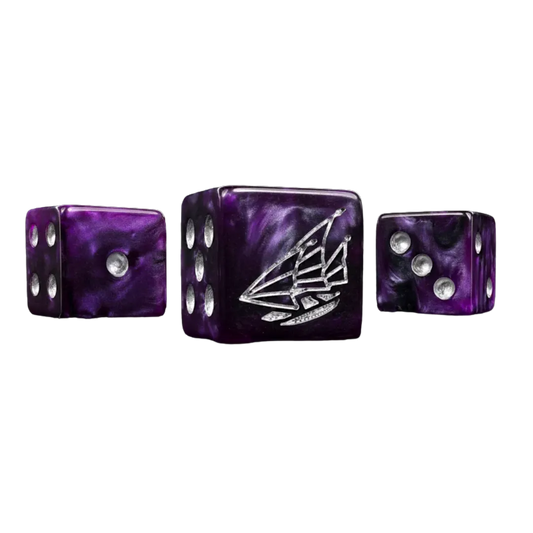 Black Ships Dice 16mm Square (10 Stück)-Baron of Dice-Radaddel