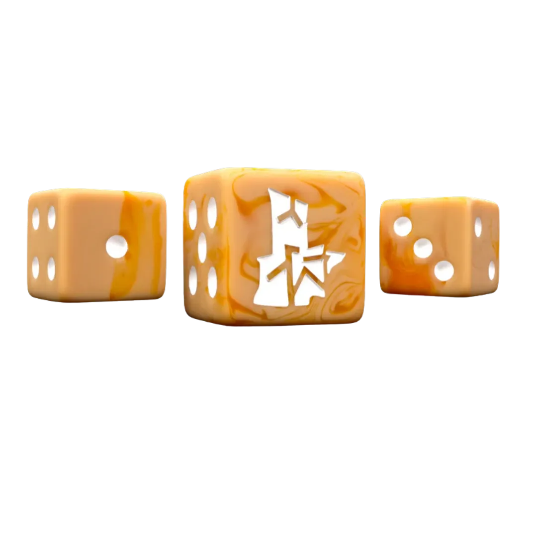 Evil Fortress Dice 16mm Square (10 Stück)-Baron of Dice-Radaddel