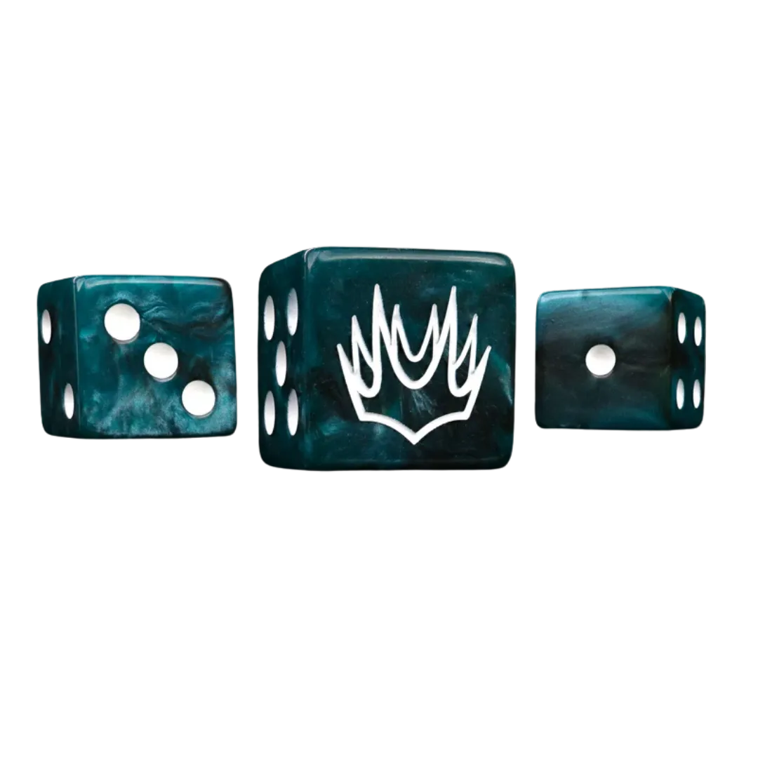Iron Crown Dice 16mm Square (10 Stück)-Baron of Dice-Radaddel