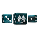 Iron Crown Dice 16mm Square (10 Stück)-Baron of Dice-Radaddel