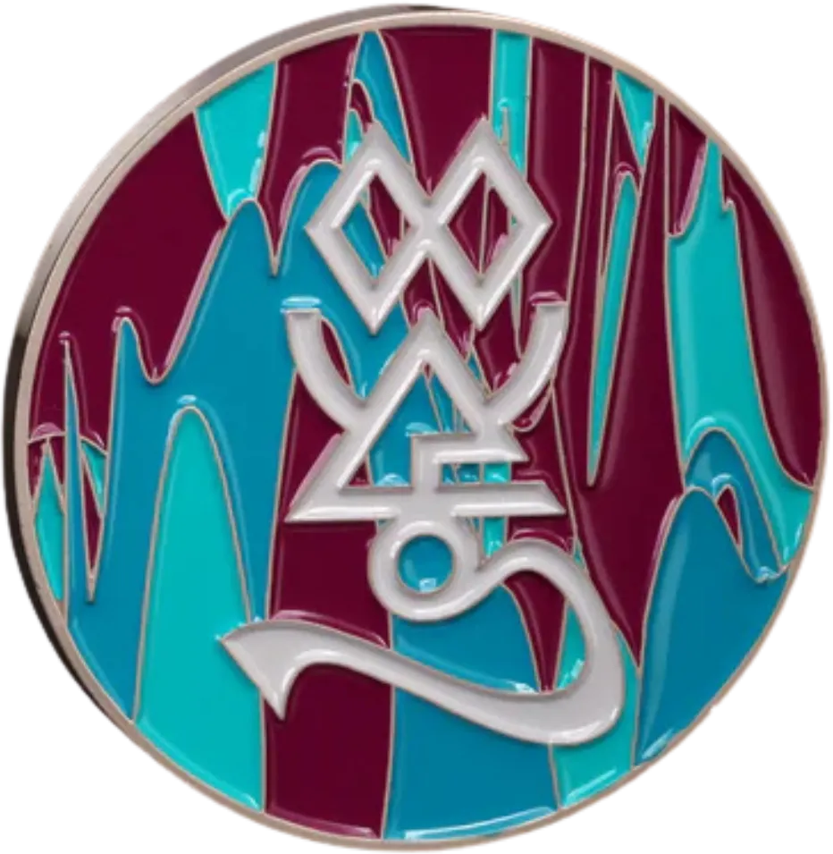 40mm Metal Coin - Space Elves-Baron of Dice-Radaddel