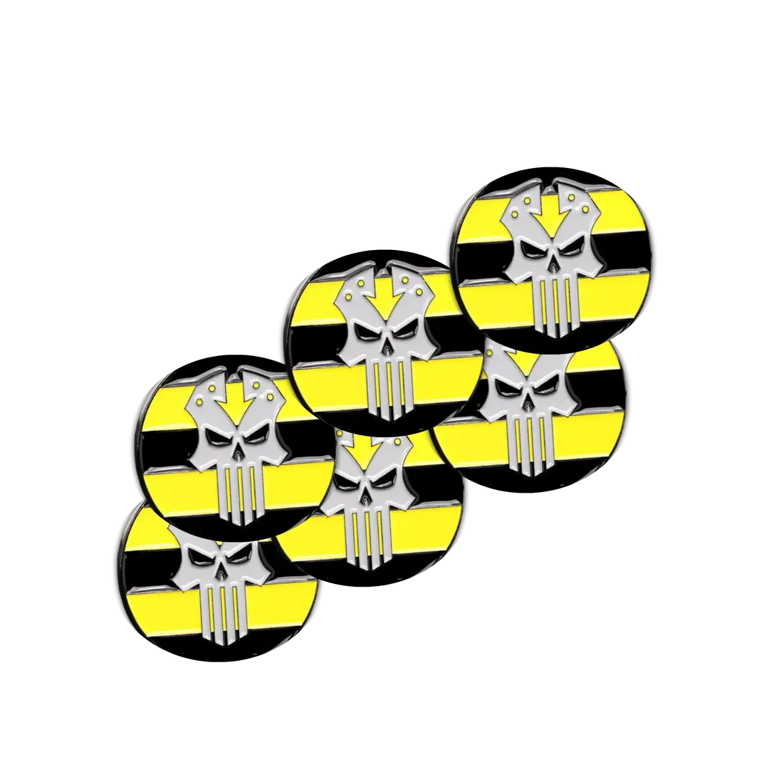 40mm Metal Coin Set - Steel Renegades (6 Stück)-Baron of Dice-Radaddel