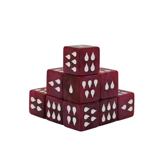 Life Wound Counter Dice 16mm (10 Stück)-Baron of Dice-Radaddel