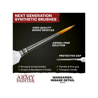Wargamer Insane Detail Brush (2025)-The Army Painter-Radaddel
