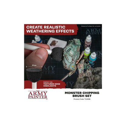 Wargamer Monster Chipping Brush Set (2025)-The Army Painter-Radaddel
