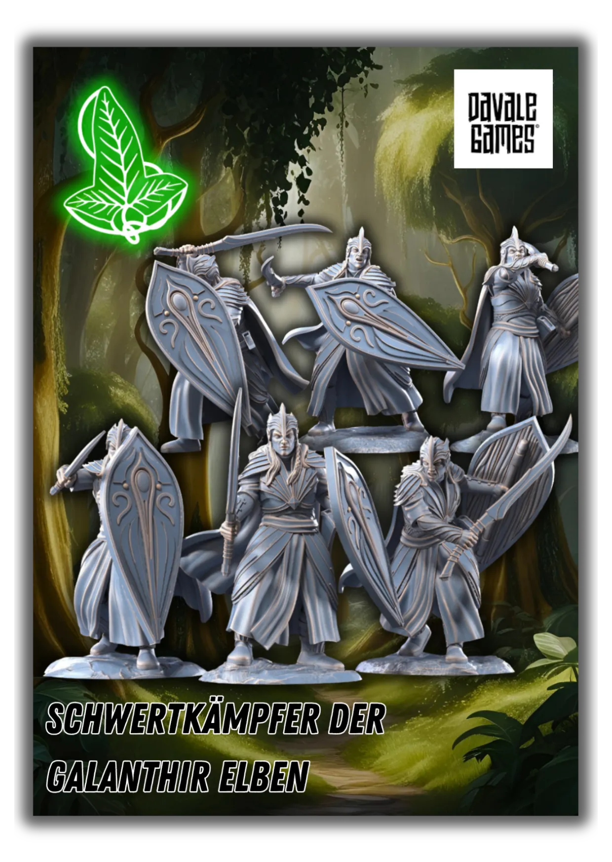 Schwertkämpfer der Galanthir Elben-Pasch Spiele-Radaddel