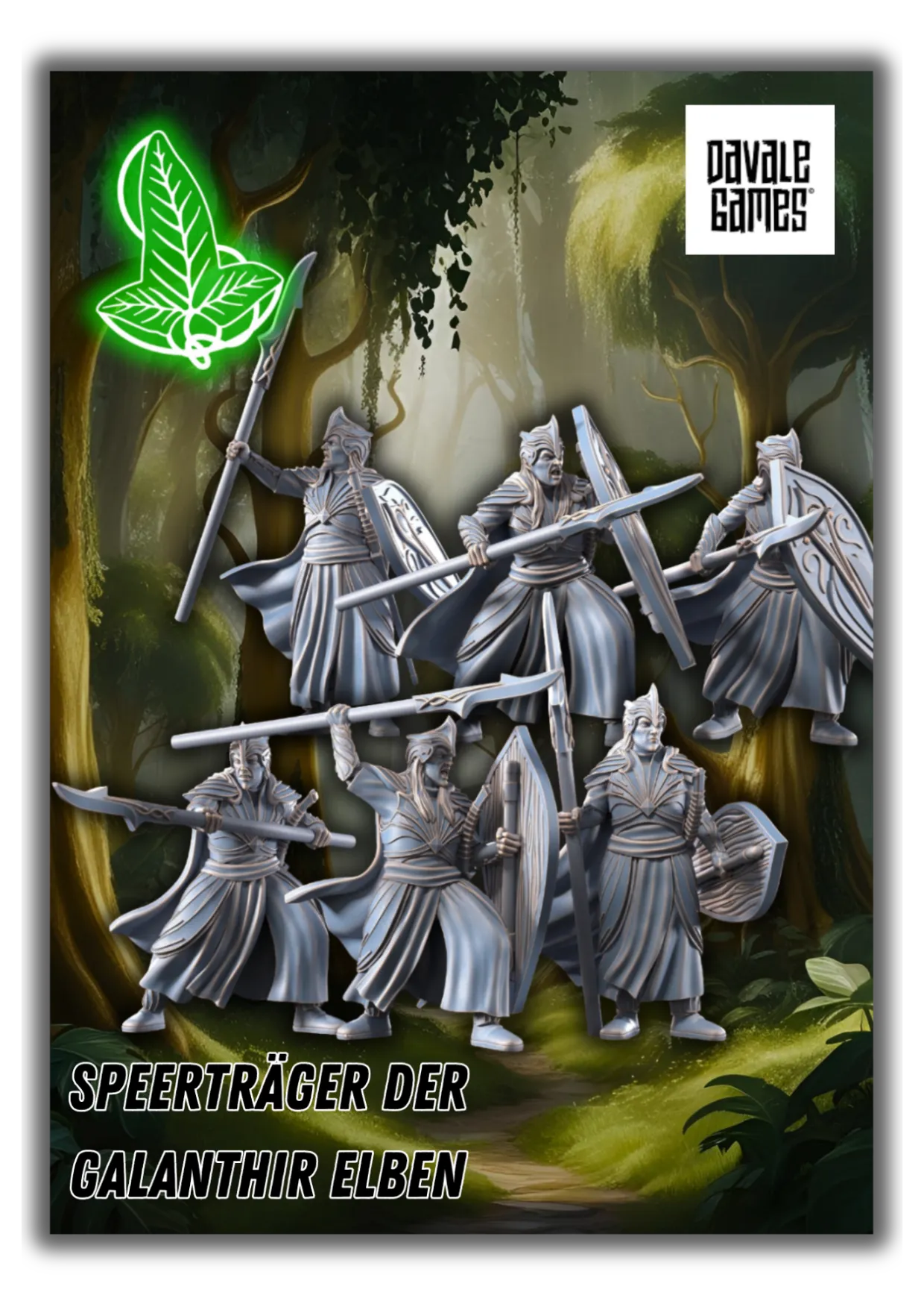 Speerträger der Galanthir Elben-Pasch Spiele-Radaddel