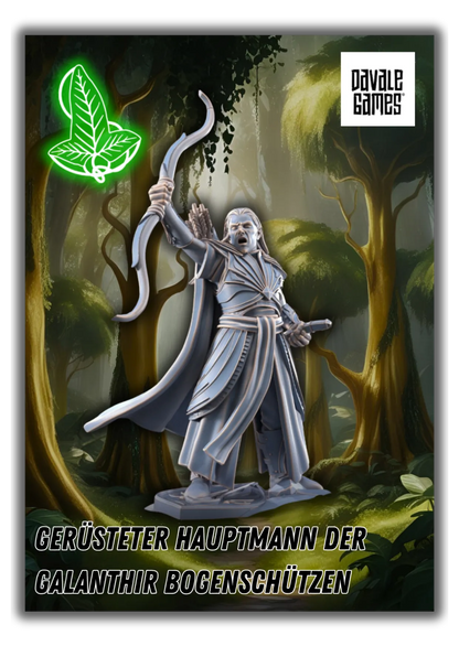 Gerüsteter Hauptmann der Galanthir Bogenschützen-Pasch Spiele-Radaddel
