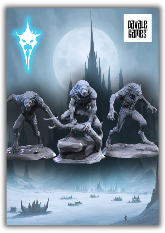 Werwölfe von Anagar / Lycanthropes of Anagar (3 Modelle)-Pasch Spiele-Radaddel