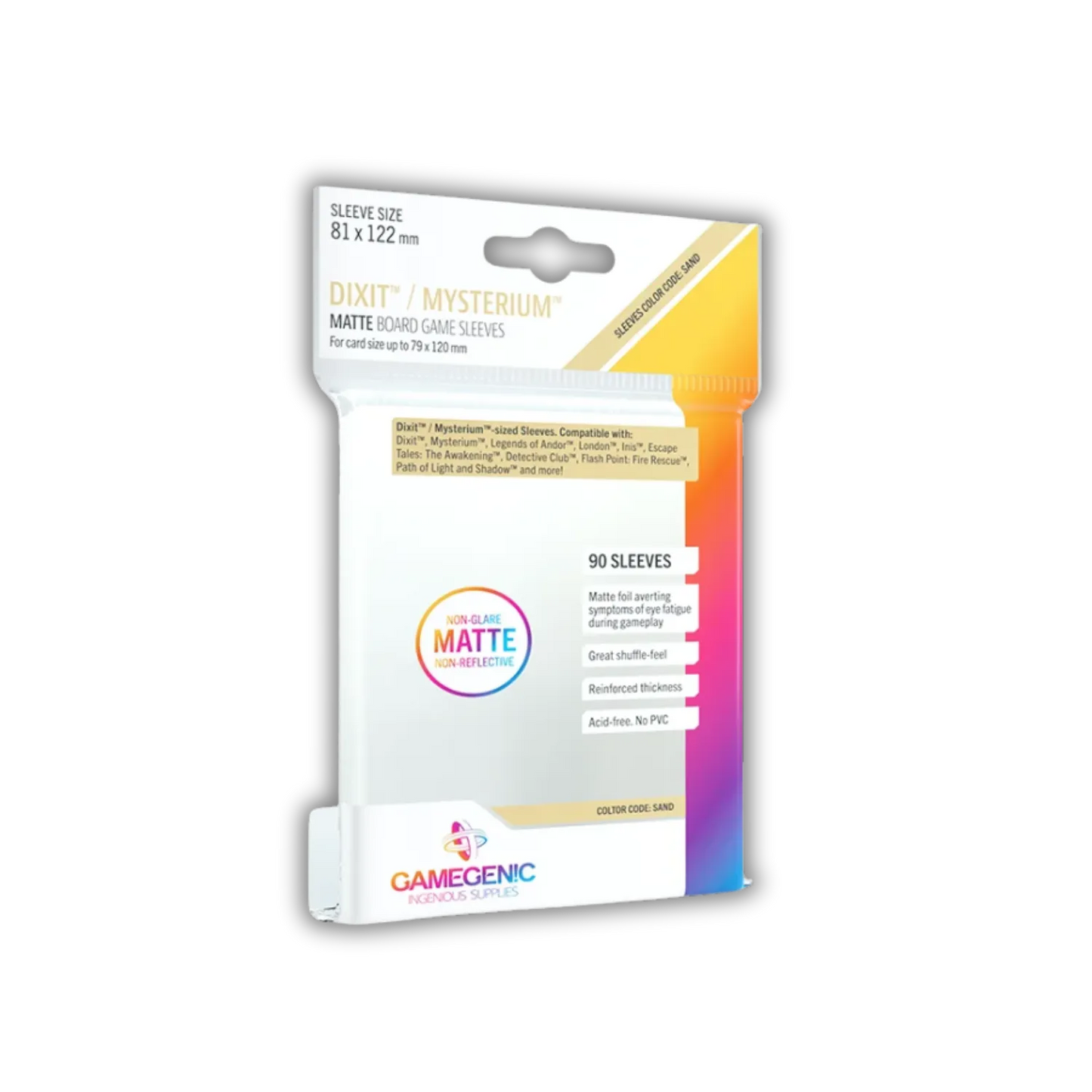 Gamegenic Matte Dixit Sleeves Clear-Gamegenic-Radaddel