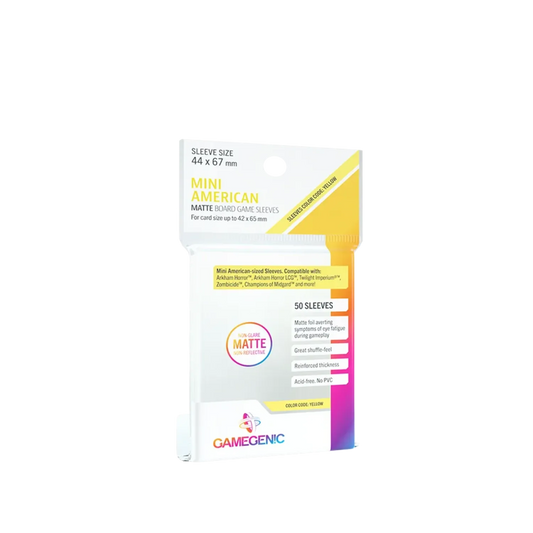 Gamegenic Matte Mini American-Sized Sleeves Clear-Gamegenic-Radaddel