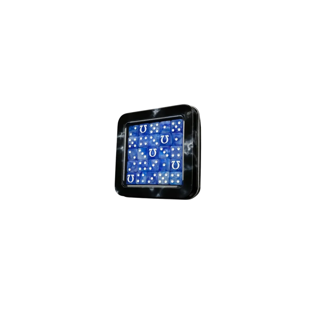 Omega White Dice 12mm Mini (25 Stück)-Baron of Dice-Radaddel