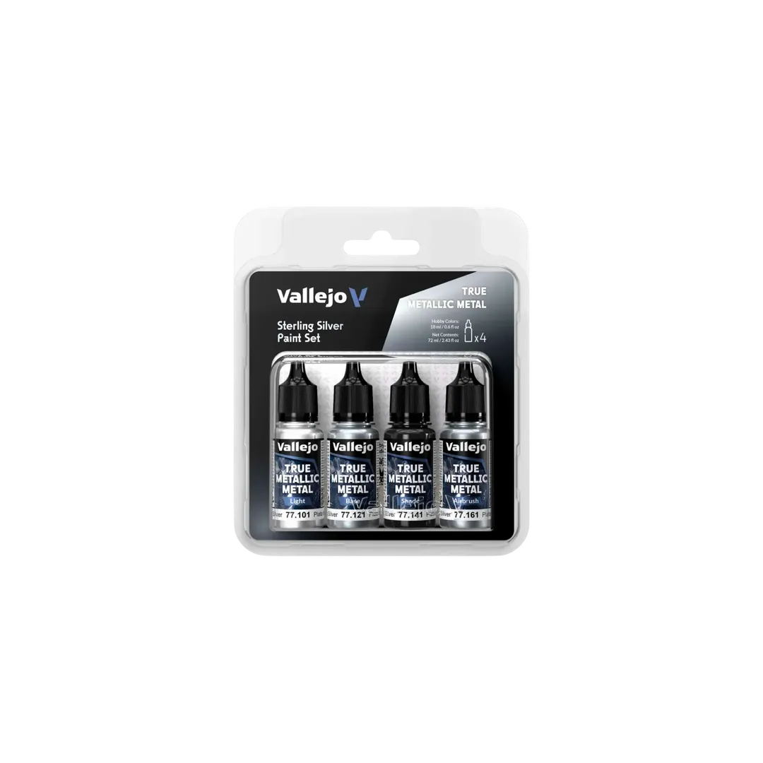 TMM PAINT SET Sterling Silver-Vallejo-Radaddel