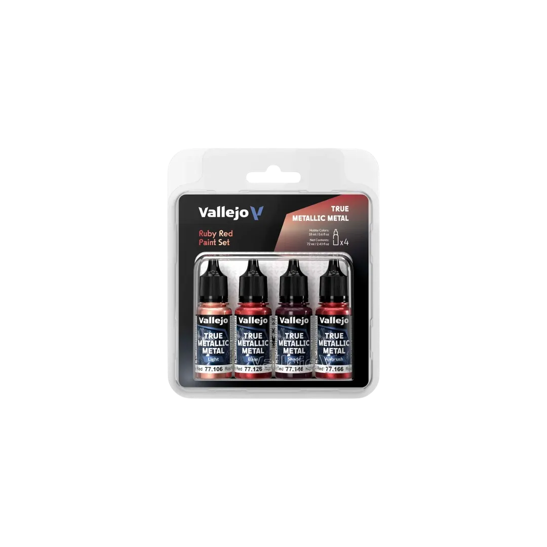 TMM PAINT SET Ruby Red-Vallejo-Radaddel