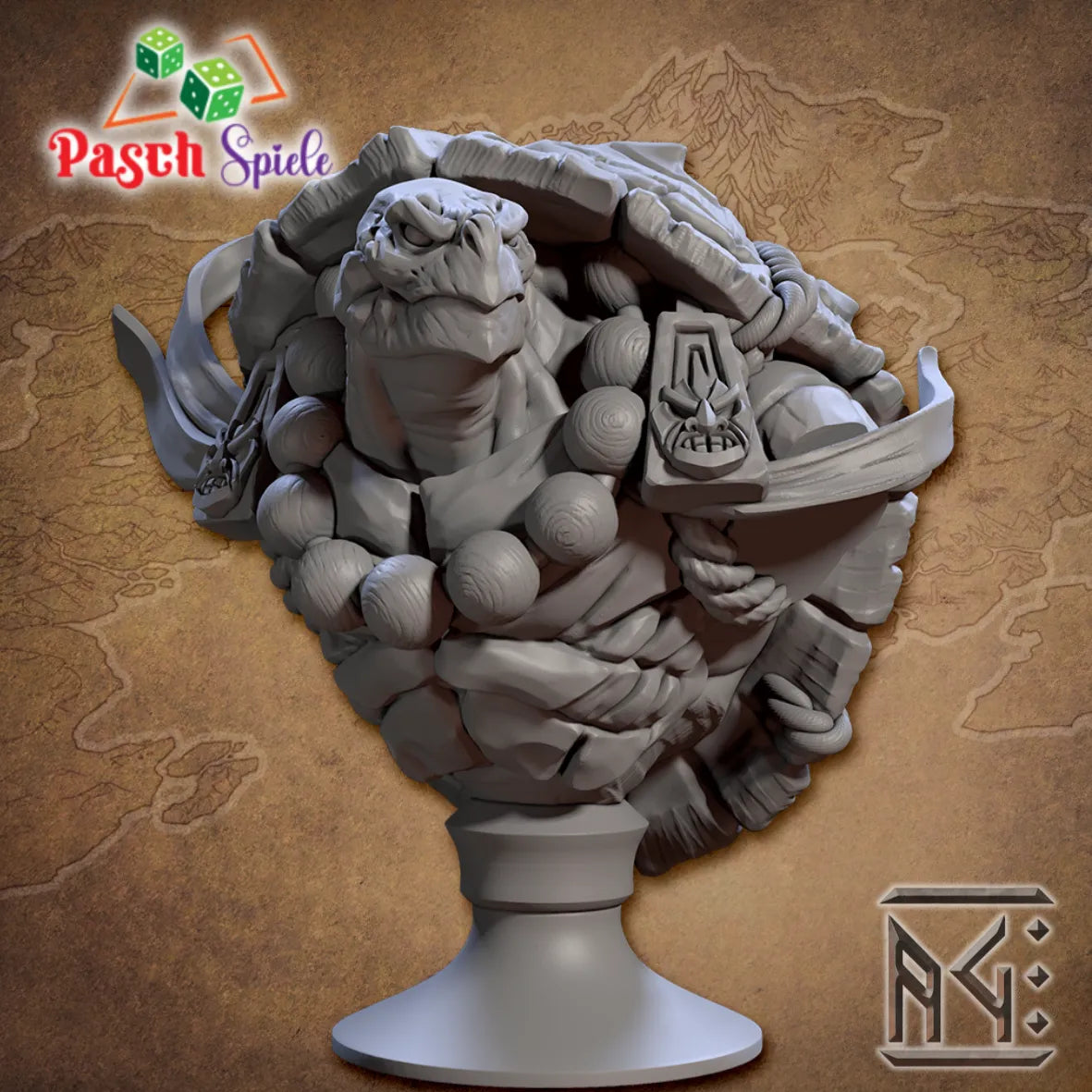 Fantasy Büste: Tso ok - Jadeshell Turtlekin-Pasch Spiele-Radaddel