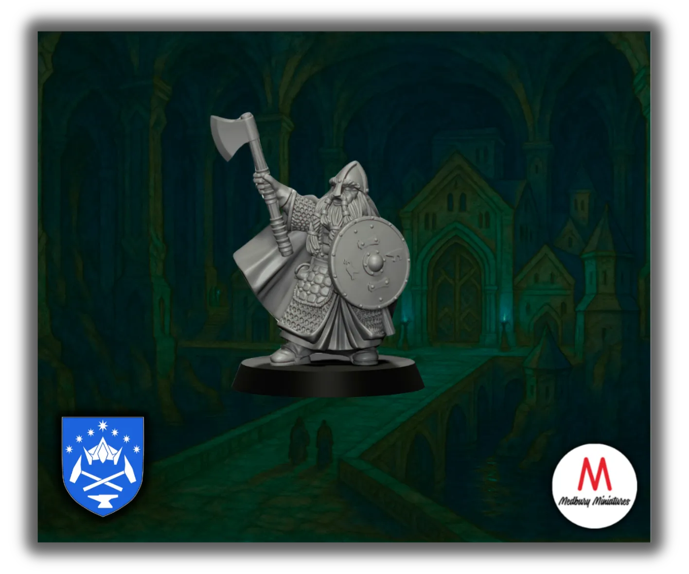 Dwarf Captain Vegdrasill-Pasch Spiele-Radaddel