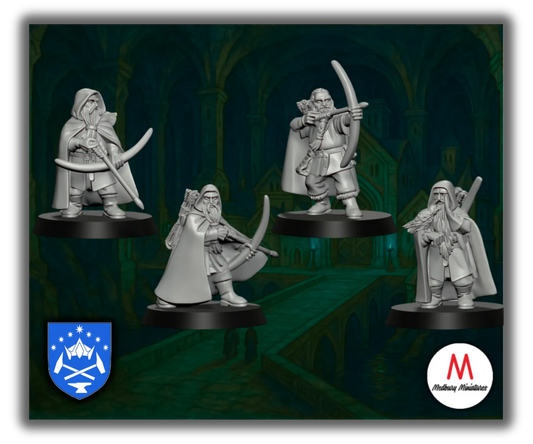 Dwarven Rangers With Bows-Pasch Spiele-Radaddel