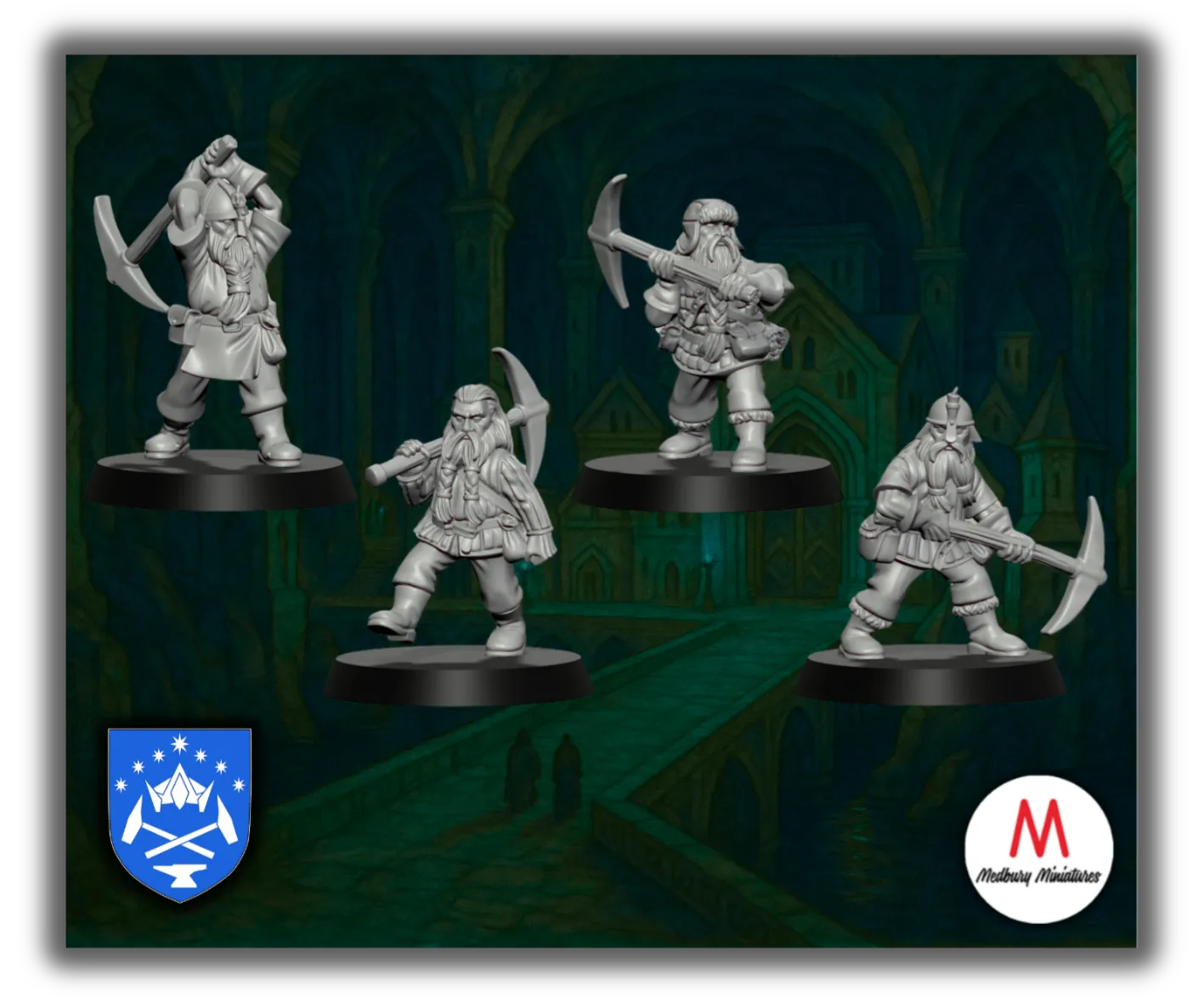 Dwarven Miners-Pasch Spiele-Radaddel