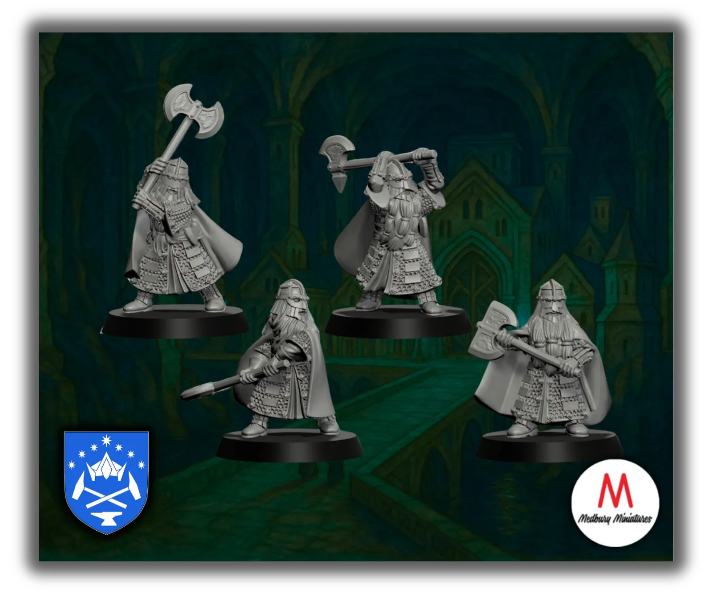 Saphire Ridges Dwarven Hearthguard-Pasch Spiele-Radaddel