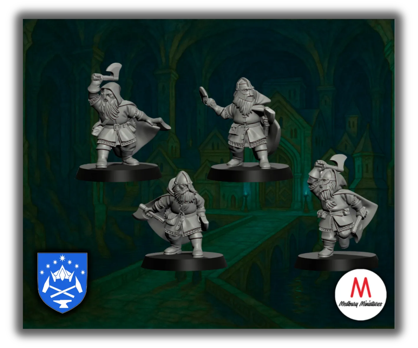 Saphire Ridges Dwarven Road Wardens-Pasch Spiele-Radaddel