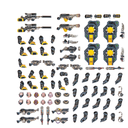 Necromunda: Palanite Enforcer Weapons & Upgrades-Games Workshop-Radaddel