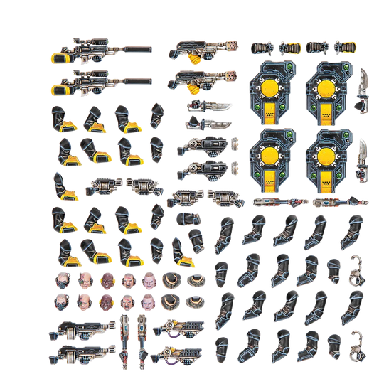 Necromunda: Palanite Enforcer Weapons & Upgrades-Games Workshop-Radaddel
