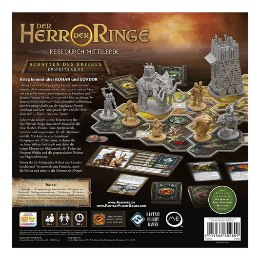 Herr der Ringe - Reise durch Mittelerde - Schatten des Krieges-Fantasy Flight Games-Radaddel