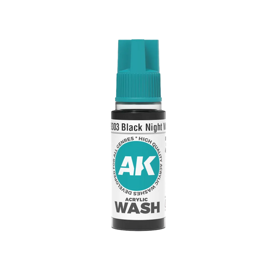 Black Night Wash 18ml-AK-Interactive-Radaddel