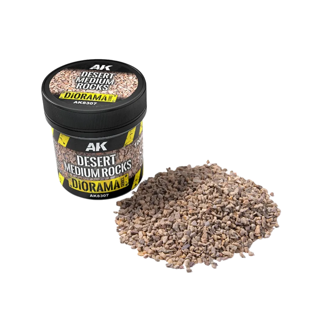 Desert Medium Rocks - 100ml-AK-Interactive-Radaddel