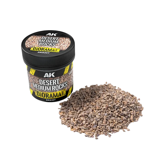 Desert Medium Rocks - 100ml-AK-Interactive-Radaddel