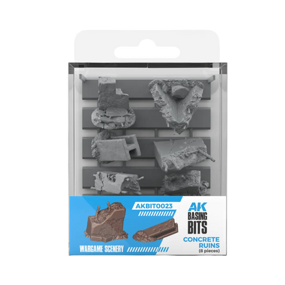 Concrete Ruins - Basing Bits (8 Teile)-AK-Interactive-Radaddel