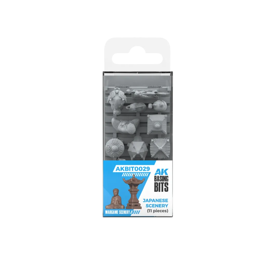 Japanese Scenery - Basing Bits (11 Teile)-AK-Interactive-Radaddel