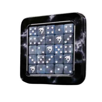 Carcharodon Great White Shark Void Grey 12mm Mini (25 Stück)-Baron of Dice-Radaddel